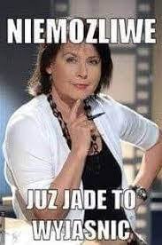 Pewex - Elżbieta Jaworowicz i jej niezwykła i pełna gracji pozycja. I tak  od wielu lat. To jest prawdziwa sprawa dla reportera 🙂 PS. Aż przypominają  się szkolne lata i greps "facetki"