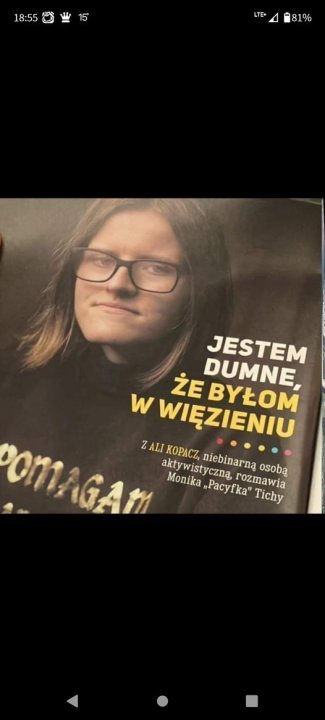 Może być zdjęciem przedstawiającym 1 osoba i tekst