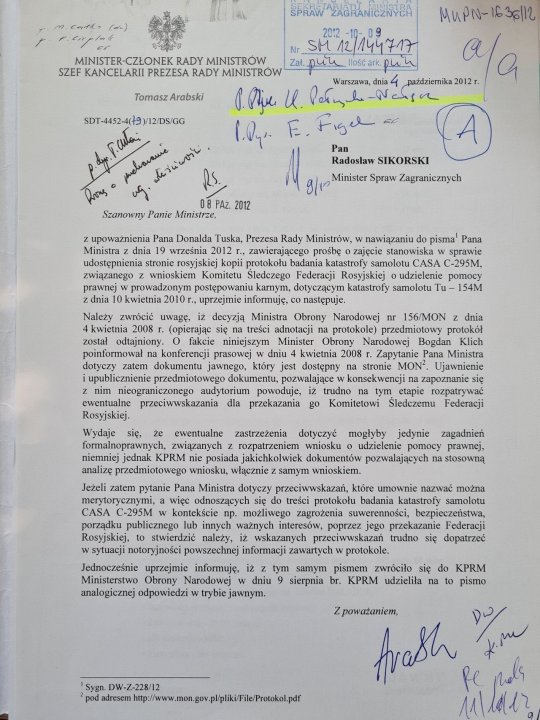 Wstrząsające ustalenia! Po Smoleńsku Rosjanie zażądali raportu ws. CASY. Co zrobił rząd Tuska?