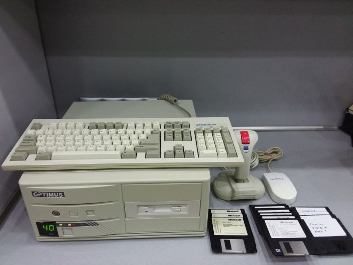 Sprzedam] Zestaw Optimus 386DX 8MB Ram HDD 120MB Maxtor