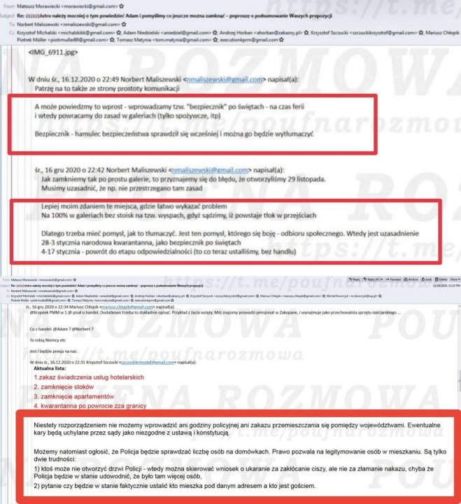 Może być zdjęciem przedstawiającym tekst „MG_6911.jpg> Waszychproporycji Patrzę także 22:49 Norbert Maliszewski strony prostoty komunikacji powiedzmy o wprost wprowadzamy "bezpiecznik" spożywcze, Bezpiecznik hamulec bezpieczeństwa ÅwiÄ™tach się wcześnieji można będzie wytłumaczyć 22:42 Maliszewski <nmaliszewski@gmail takp prostu Musimy uzasadnic, przestrzegano zmo napisał(a): zasad gdzie tzw. Dlatego trzeba problem pomyst, tłumaczyć tlok pomyst, którego boję odbioru społecznego. Wtedy ustallišmy, uzasadnienie Mar Mone świadczenia usług hotelarskich apartamentów kwarantanna powrocie arozmowa granicy możemy wprowadzić ustawą Możemy policyjnej może sprawdzać osób udowodnić pomiędzy województwami. można skierować wniosek ukaranie więcej ustalić domówkach. Prawo pozwala na legitymowanie osób mieszkaniu. pod zakłócanie ciszy, ale tylko złamanie nakazu, chyba że”