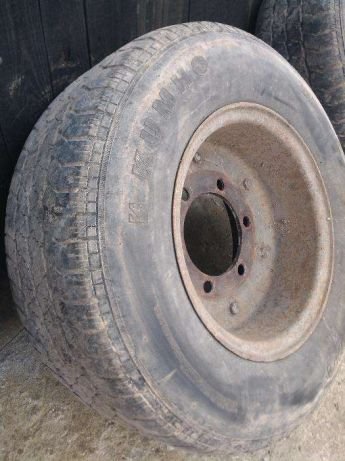 2 kompletne KOÅA P265/70R15 do ROZRZUTNIKA CYKLOPA itd OPONY z felgamI Åwiba - image 7