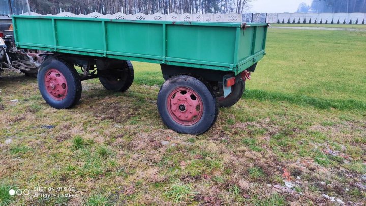 PRZYCZEPA WYWROTKA 3.5 t. nowe burty