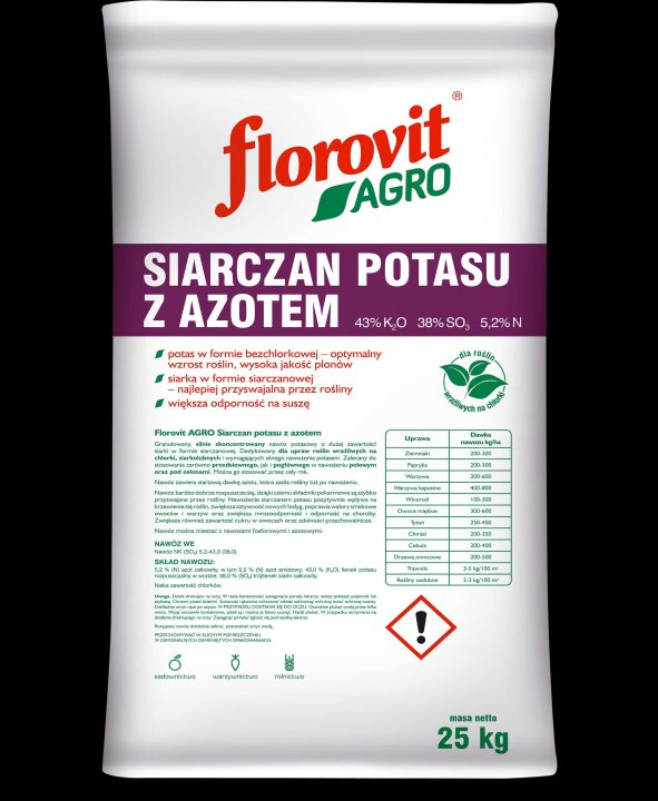 Florovit agro SIARCZAN POTASU z azotem