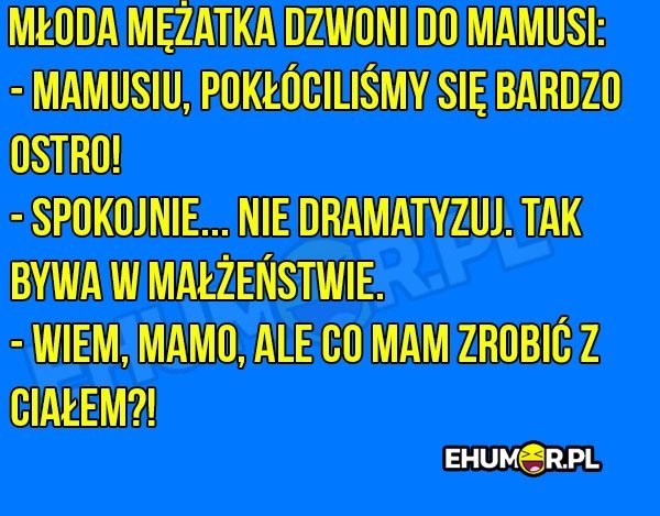 Młoda mężatka dzwoni do mamusi… – eHumor.pl – Humor, Dowcipy ...