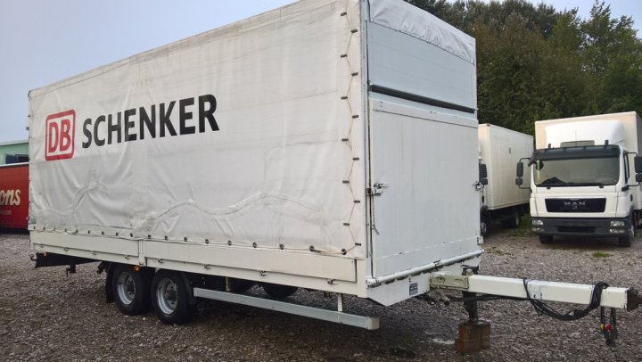 Znalezione obrazy dla zapytania: tandem przyczepa cięzarowa"