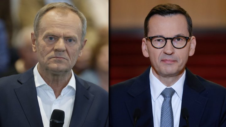 Donald Tusk, Mateusz Morawiecki. Politycy zmierzą się w poniedziałek w telewizyjnej debacie