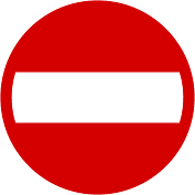 Znak B-2, zakaz wjazdu, rozmiar 800 , typ 2