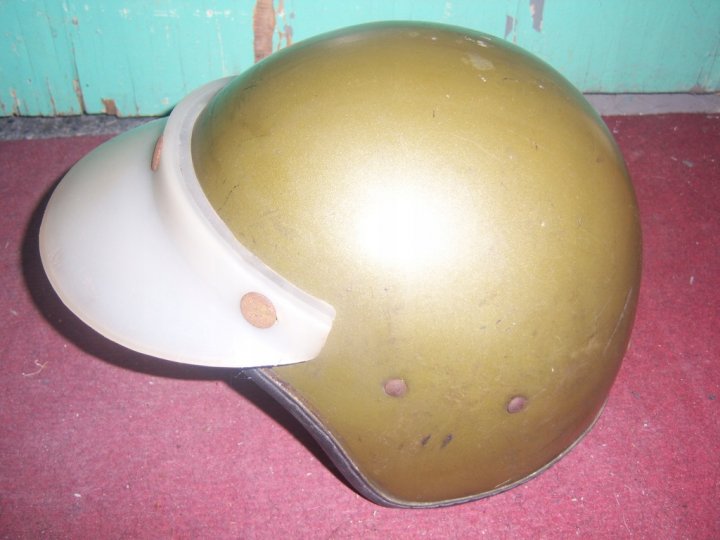 Kask do motoru kask motocyklowy stary PRL ! - 7681773377 - oficjalne  archiwum Allegro