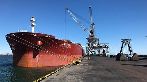 Do Portu Gdańsk zawinął Agia Trias - największy masowiec z dotychczas obsługiwanych przez port pod względem nośności. Przywiózł węgiel z Kolumbii.