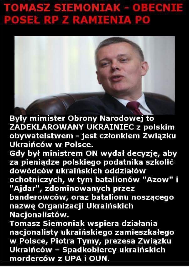 Znalezione obrazy dla zapytania siemoniak związek ukraińców w polsce