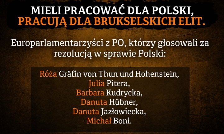 Znalezione obrazy dla zapytania Główne obowiązki europosłów PO to donoszenie na własny kraj