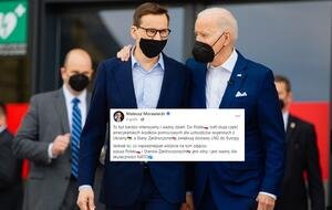 Prezydent USA Joe Biden i premier RP Mateusz Morawiecki / autor: PAP/Krystian Maj/KPRM; Facebook/Mateusz Morawiecki