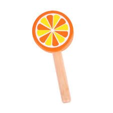 Drewniane lizaki na patyku