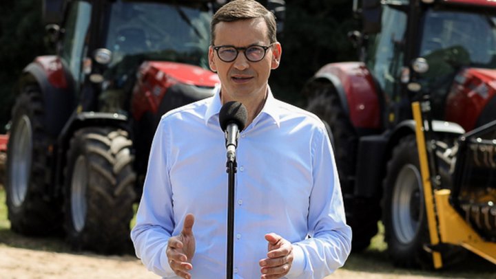 Mateusz Morawiecki w Brzydowie (woj. warmińsko-mazurskie)