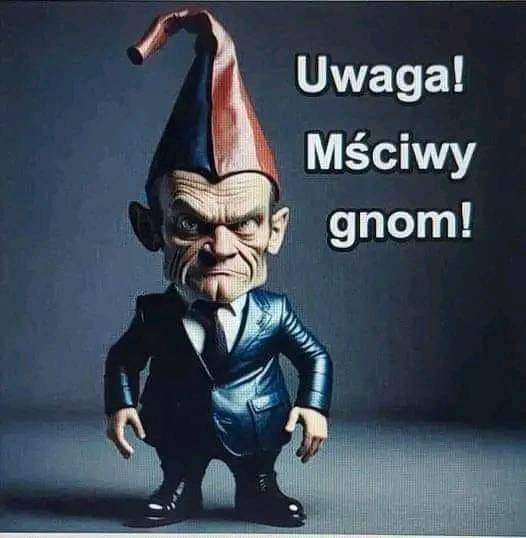 Może być zdjęciem przedstawiającym tekst „Uwaga! Mściwy gnom!”