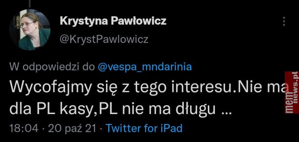 Ona żyje w innym świecie
