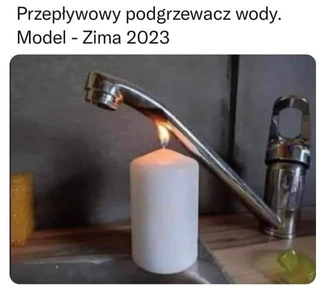 Może być zdjęciem przedstawiającym tekst „Przepływowy podgrzewacz wody. Model-Zima2023 Model- Zima 2023 r”