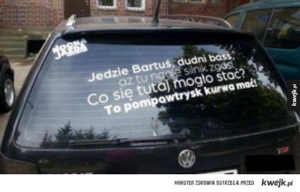 Jedzie Bartuś, jedzie! - Ministerstwo śmiesznych obrazków - KWEJK.pl