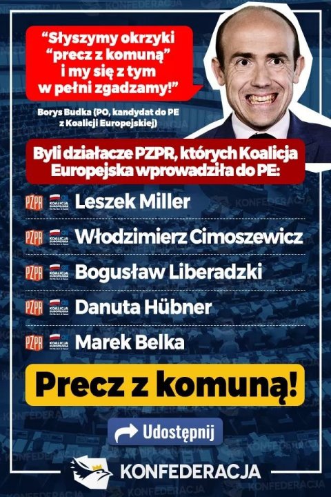 Z listy Konfederacji do europarlamentu startował... - PreczzGlowna -  Wykop.pl