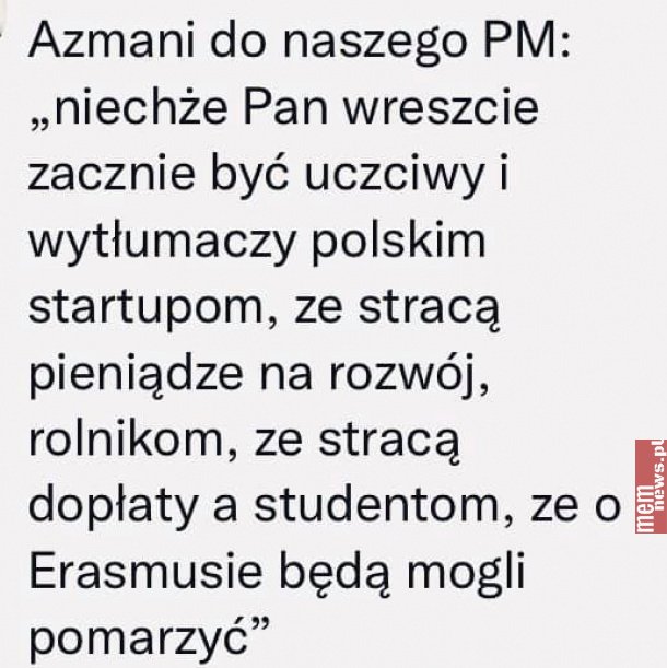 Morawiecki nigdy tego nie przyzna