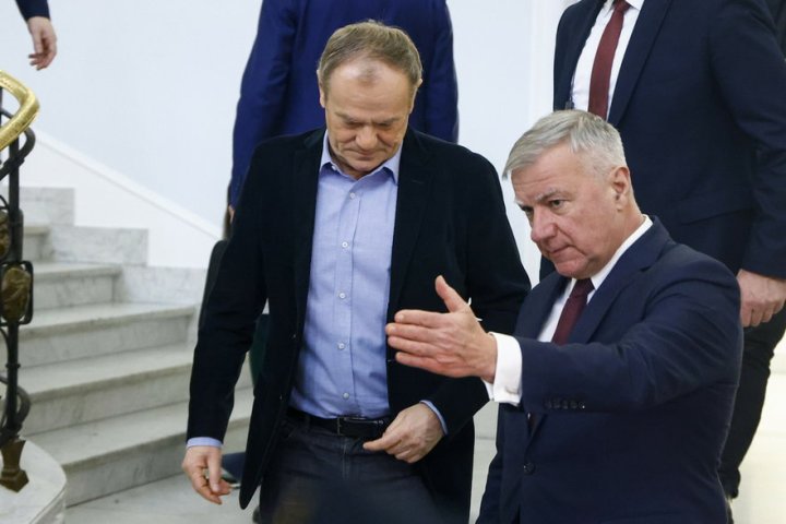 Paweł Graś i Donald Tusk, styczeń 2024 r.