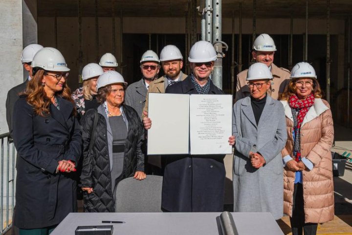 Wmurowanie kamienia węgielnego pod Centrum Przestrzeni Innowacyjnej SGH