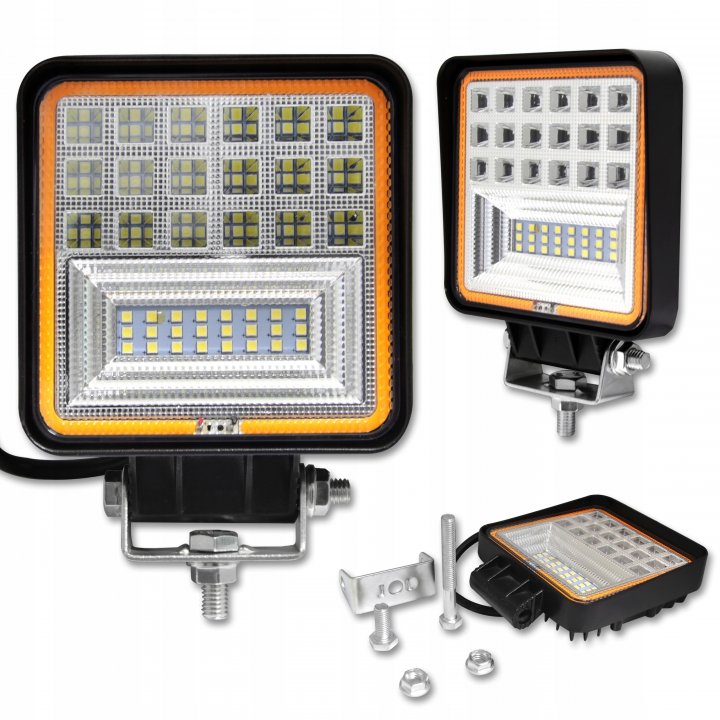 Lampa robocza LED 126W HALOGEN SZPERACZ 12V 24V