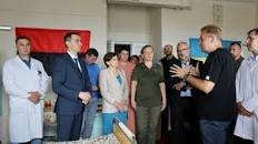 Banderowska flaga w obecności polskiego ministra ...