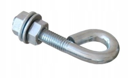 Śruba Mocująca M8 z Oczkiem do Siatki Ocynk Mocna (śruba zn) • Cena, Opinie  • Pozostałe 5978654717 • Allegro