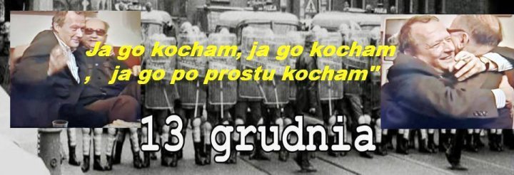 Może być zdjęciem przedstawiającym 2 osoby i tekst „Jago kocham, ja go kocham ja'go go po prostu kocham" 13ngrudnia”