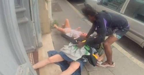 Szarpał babcią, rzucił wnuczką. To WIDEO wstrząsnęło Francją. Bandyta trafił do szpitala psychiatrycznego | Niezalezna.pl