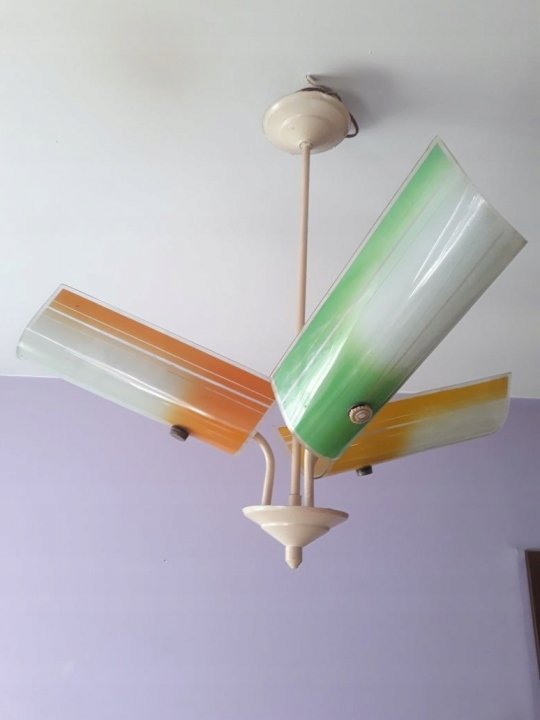 Żyrandol PRL 9478239233 - Allegro.pl