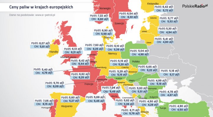 Orlen: wzrost cen paliwa dużo niższy niż skok cen ropy brent - Wiadomości -  polskieradio24.pl
