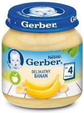 Gerber Deserek Delikatny Banan Po 4 Miesiącu 125G - Ceny i opinie - Ceneo.pl