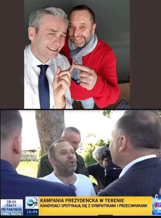 Obraz może zawierać: 3 osoby, tekst