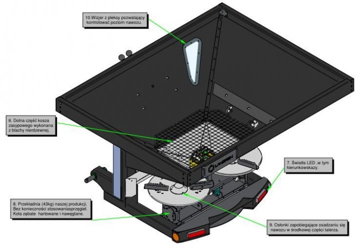 Rozsiewacz siewka do nawozu Langren Nowość!! Przekonaj się sam! Wróblewo - image 1