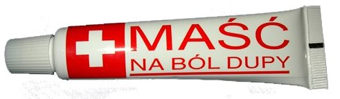 Znalezione obrazy dla zapytania maÅÄ na bÃ³l dupu