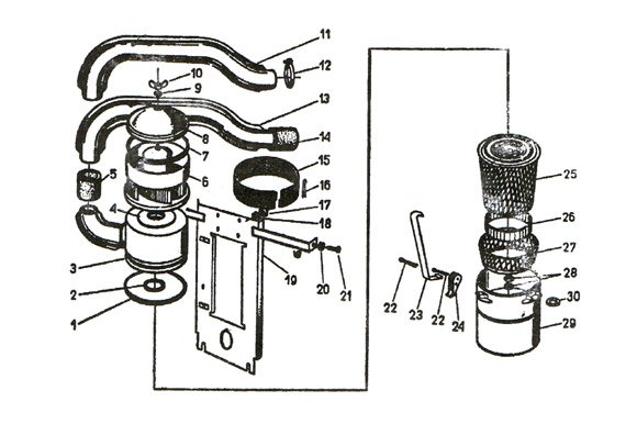 Filtr powietrza Ursus C-360