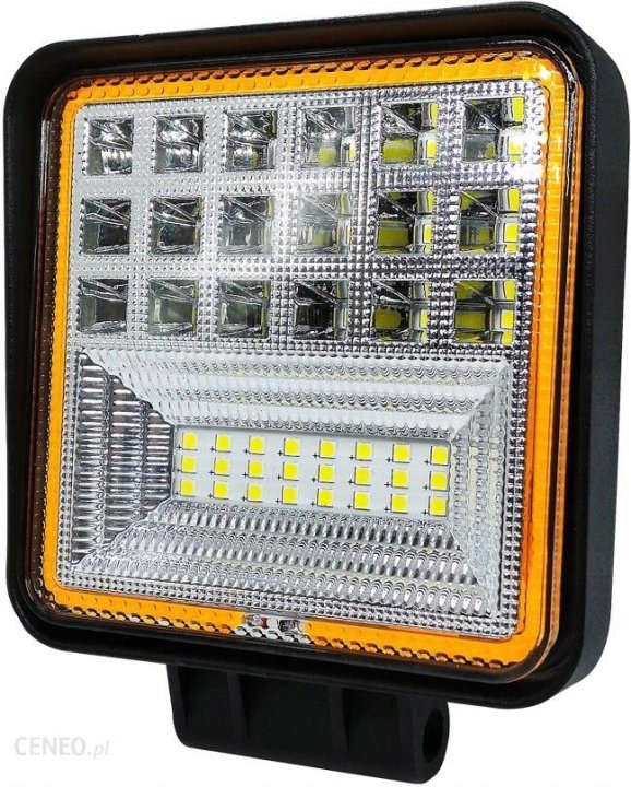 Halogen 126W LAMPA ROBOCZA LED PANEL HALOGEN 12V 24V CREE 1559 - Opinie i  ceny na Ceneo.pl