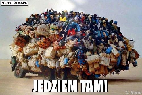 JEDZIEM TAM! Generator Memów