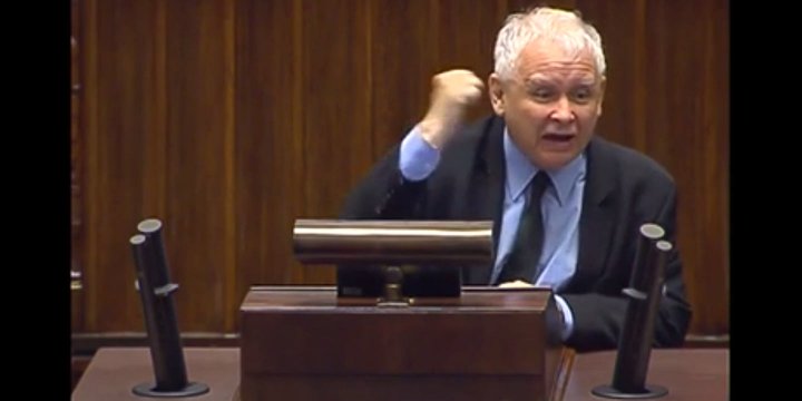 Znalezione obrazy dla zapytania: Kaczyński mina nienawiści