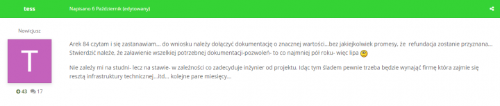 Zrzut ekranu z forum rolniczego AgroFoto.pl