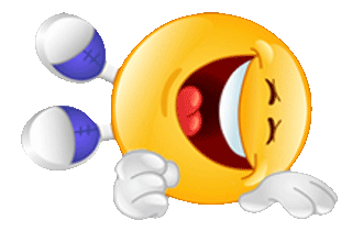 Śmiejące się emotikony GIF - 46 animowanych emoji GIF