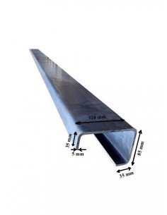 Obrzeże zabudowy przyczepy / kieszeń zamka 2