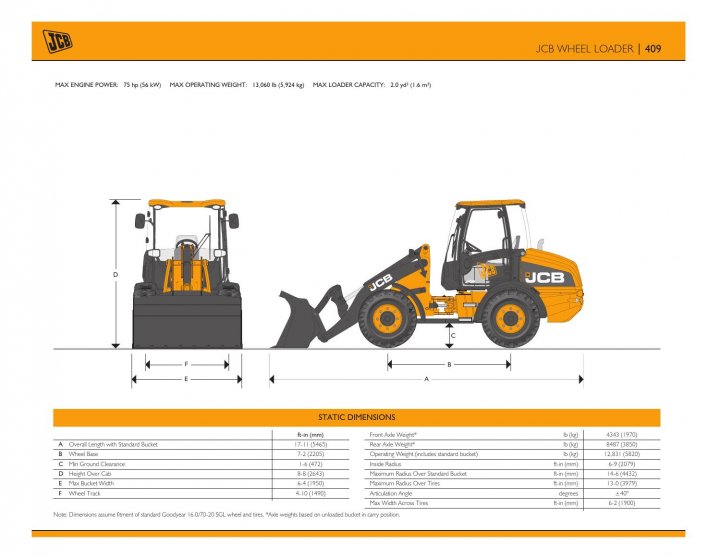 JCB - 409 Spec Sheet (US) Mar 2013 by JCB North America - issuu