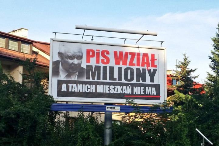 Kaczyński na billboardach w całej Polsce. Nowa akcja PO wymierzona ...