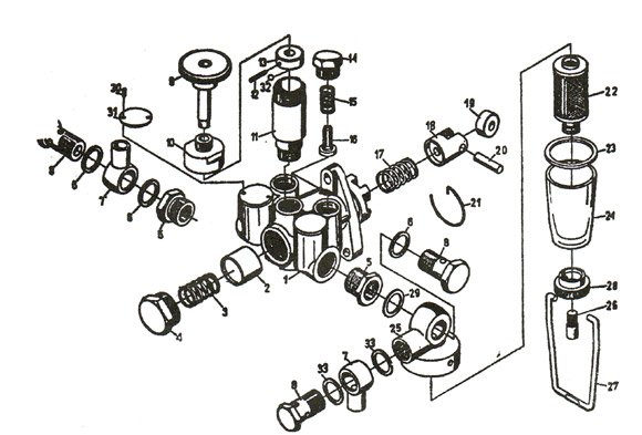 Pompa zasilająca V2HF01A Ursus C-360