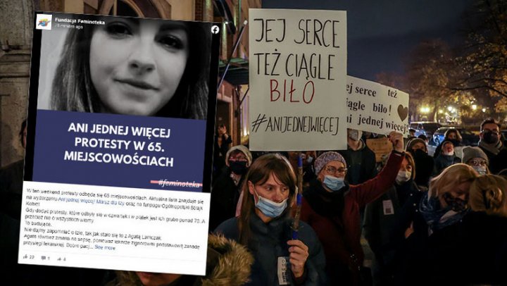 Protesty w całym kraju po śmierci 30-latki z Pszczyny - Wiadomości
