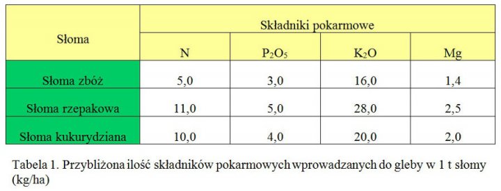 Znalezione obrazy dla zapytania ZAWARTOSC NAWOZU W SÅOMIE